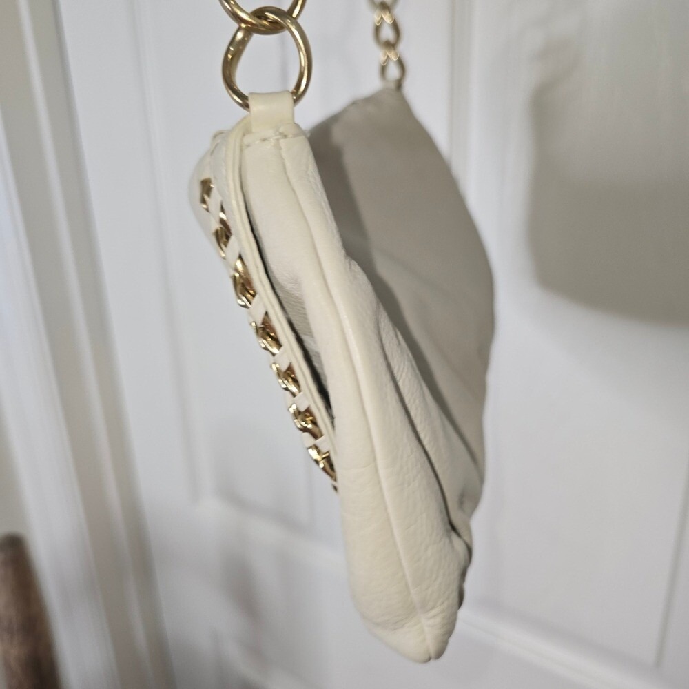 Michael Kors ivory Leather shoulder Chain Bag - Picture 8 of 12